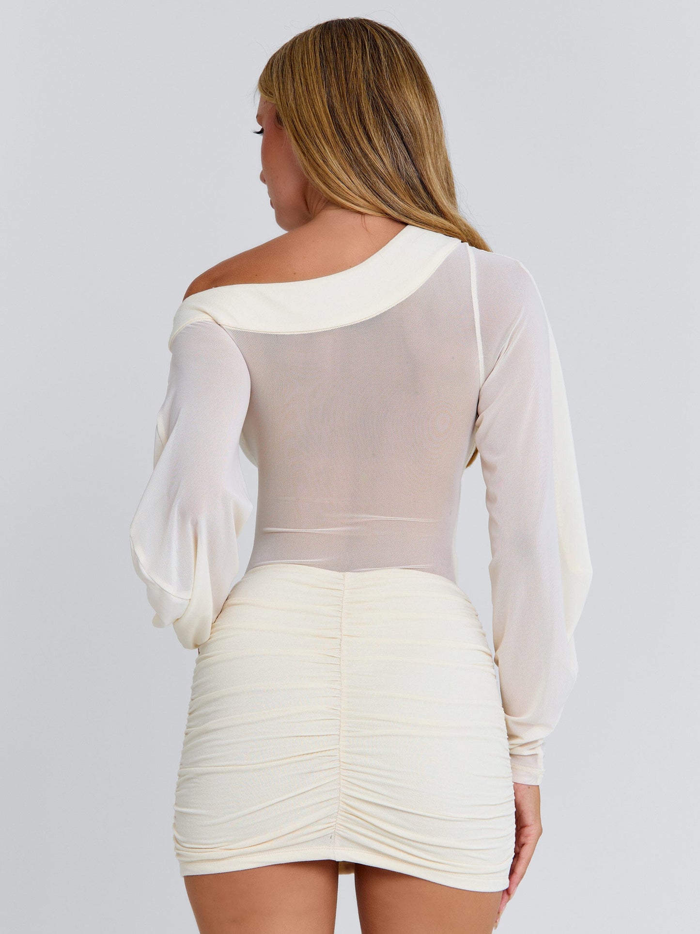 KILIE MINI DRESS BEIGE