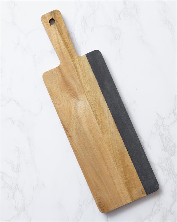 Acacia and Slate Serving Board - The Loft/ 36 Eleven