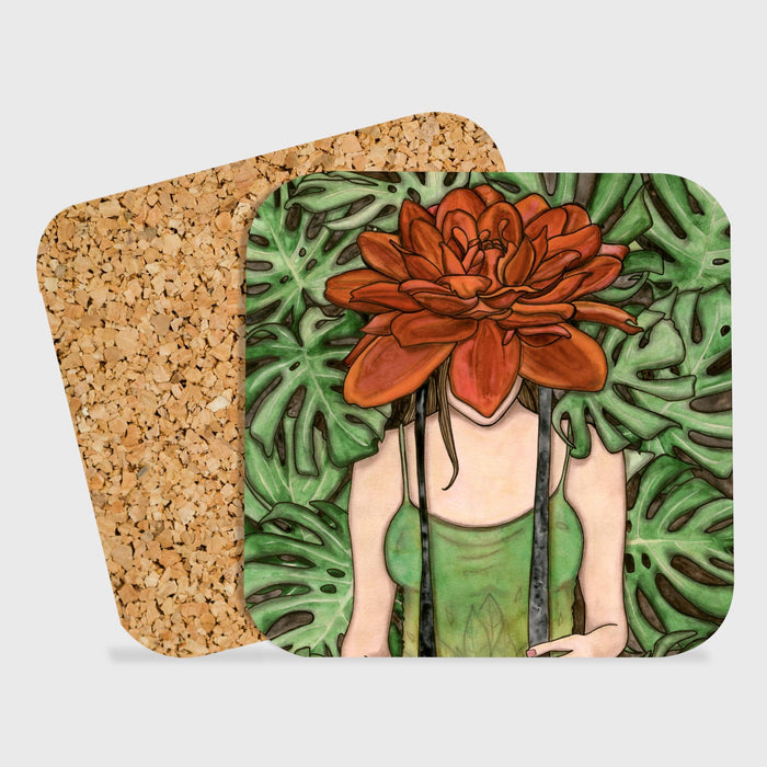 PinkPolish Design Coasters "Bonnet" Drink Coaster