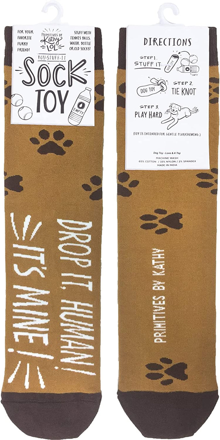 "Drop It Human" Dog Toy #100-S181
