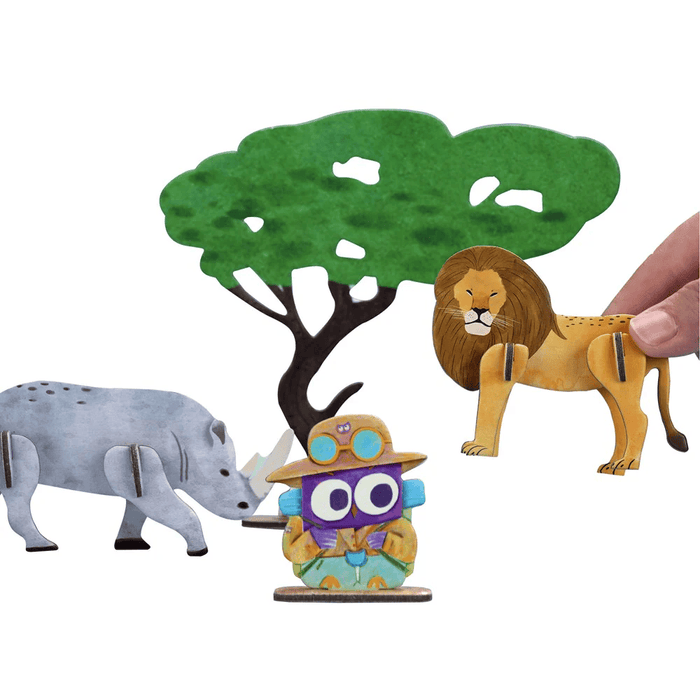Mieredu Magnetic Puzzle - All About - Animals