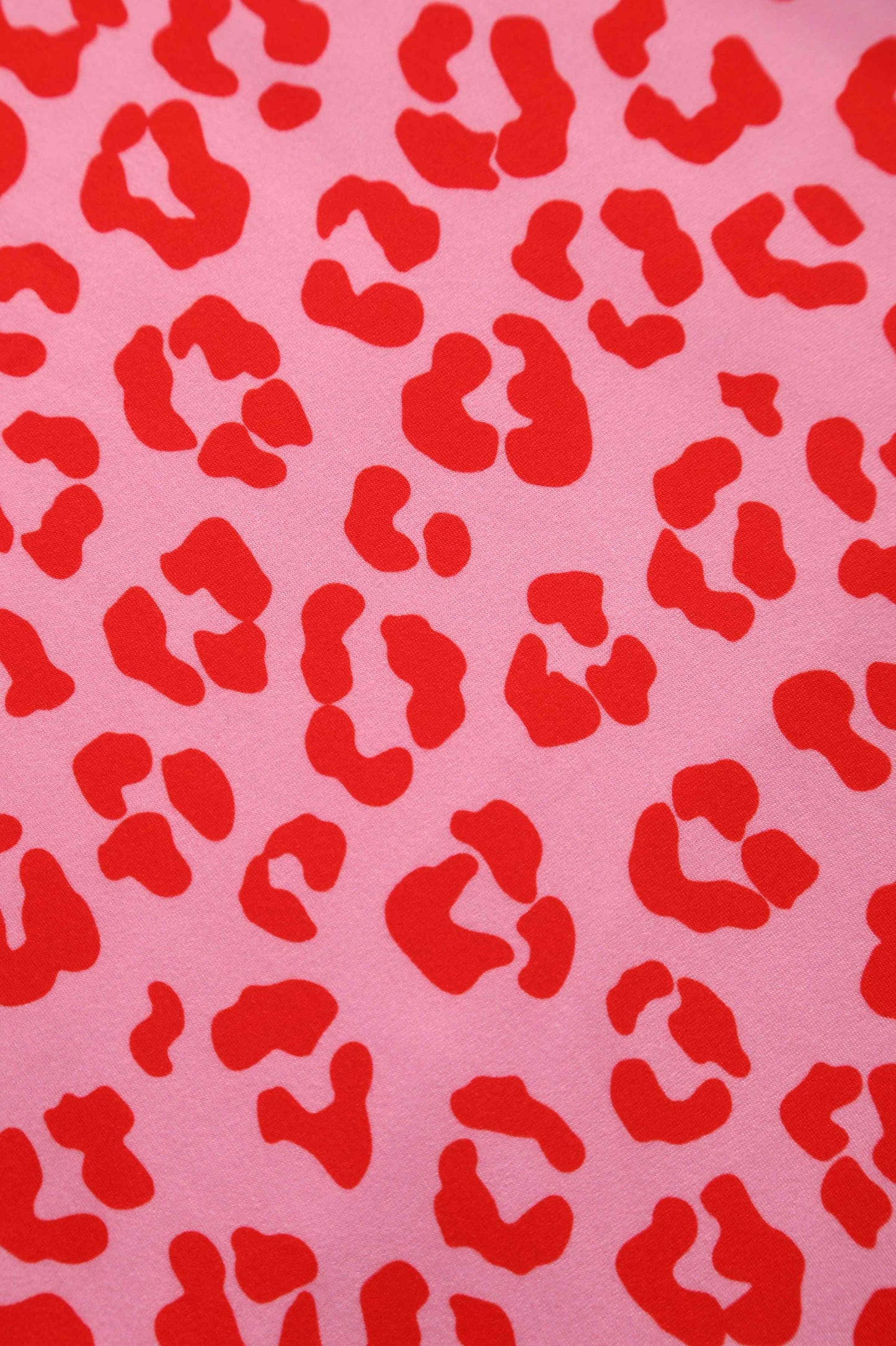 Julia Pink Cheetah Print Midi Dress