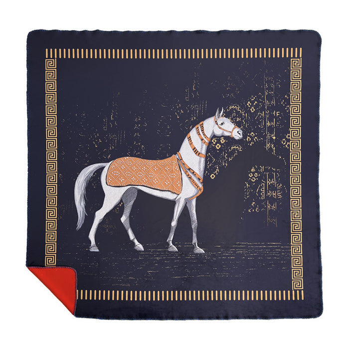 Ruggero Velvet Blanket Black