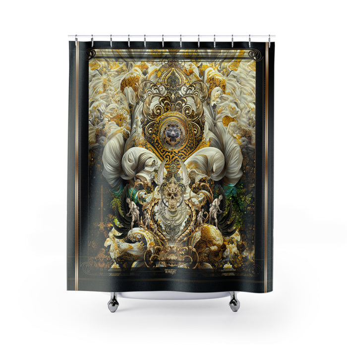 Winsor Regalia Shower Curtain Decorative Baroque Curtain Bathroom Curtain | D20121
