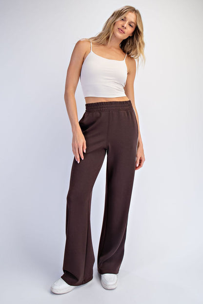 Brown Stripe Detail Maternity Lounge Pants