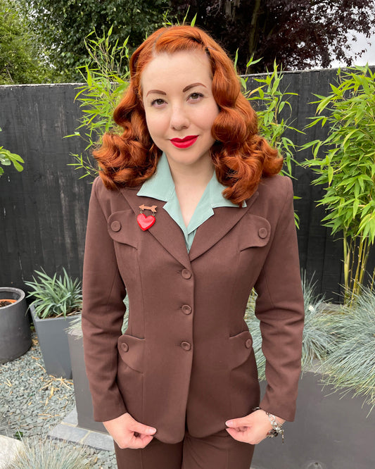 1940s Bergman Jacket - Brown