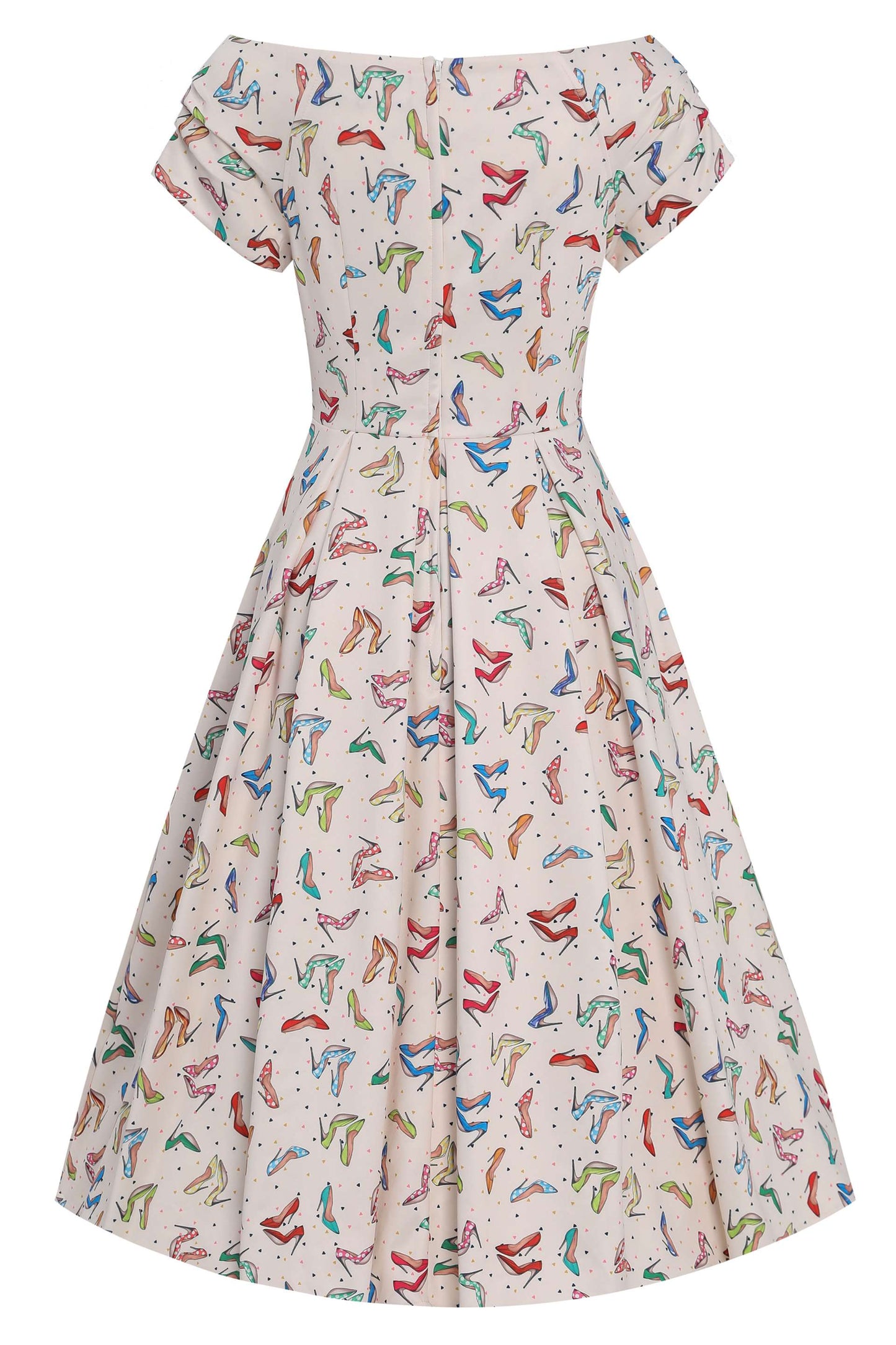 Lily Stiletto Print Off Shoulder Dress