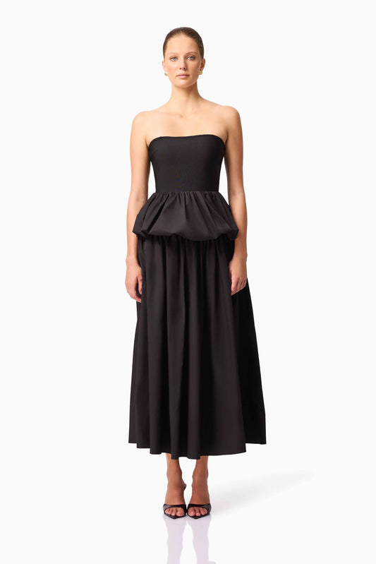 CURAAE Delia Top & Skirt Set in Black