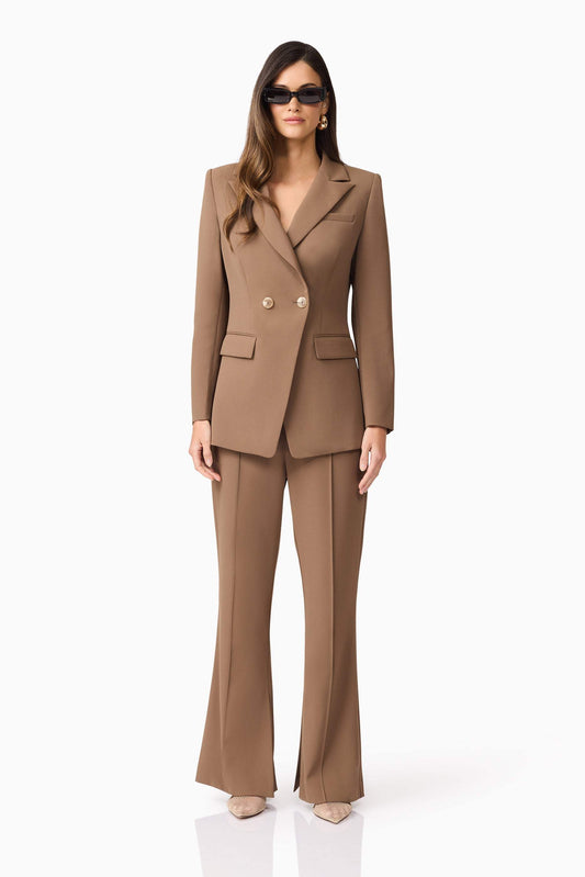 CURAAE Sandy Suit Blazer In Brown