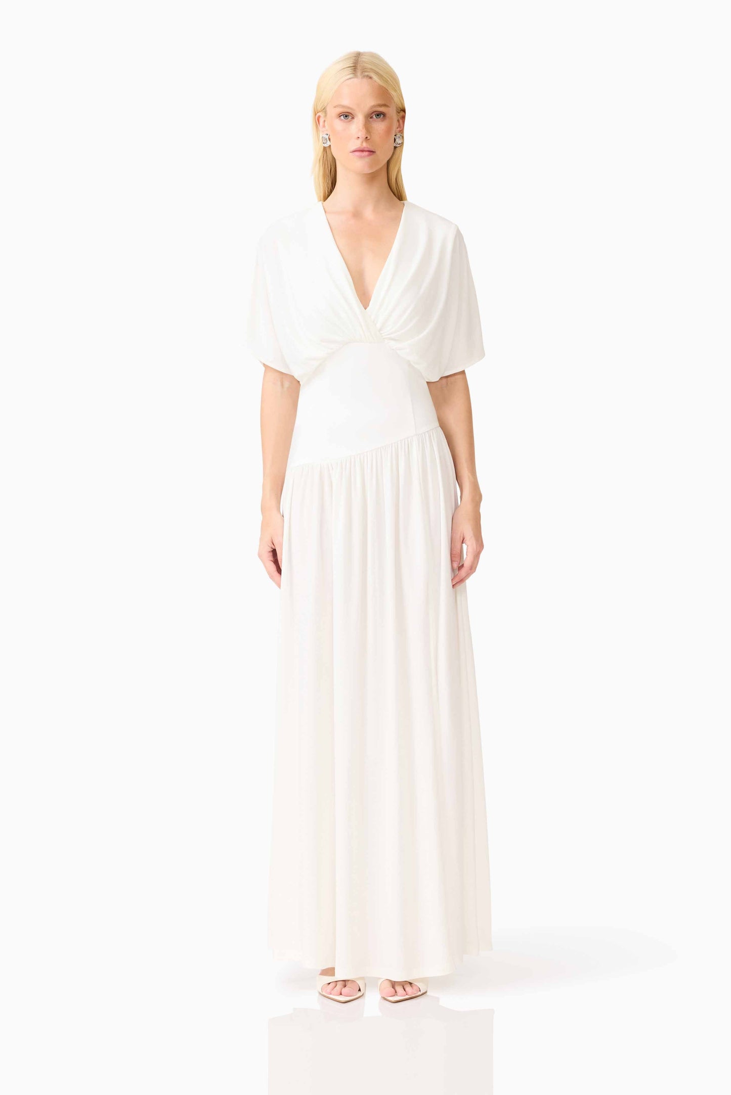 CURAAE Amaris Maxi Dress in White