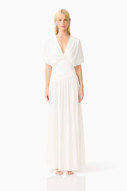 CURAAE Amaris Maxi Dress in White