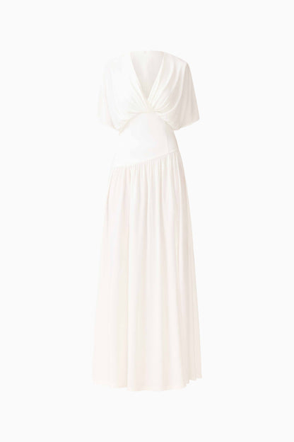 CURAAE Amaris Maxi Dress in White