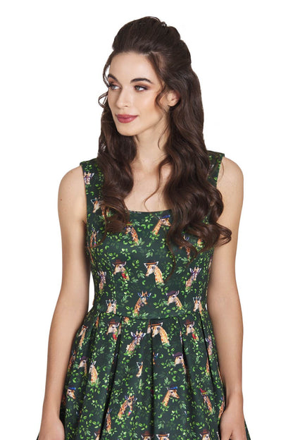 Amanda Green Giraffe Swing Dress