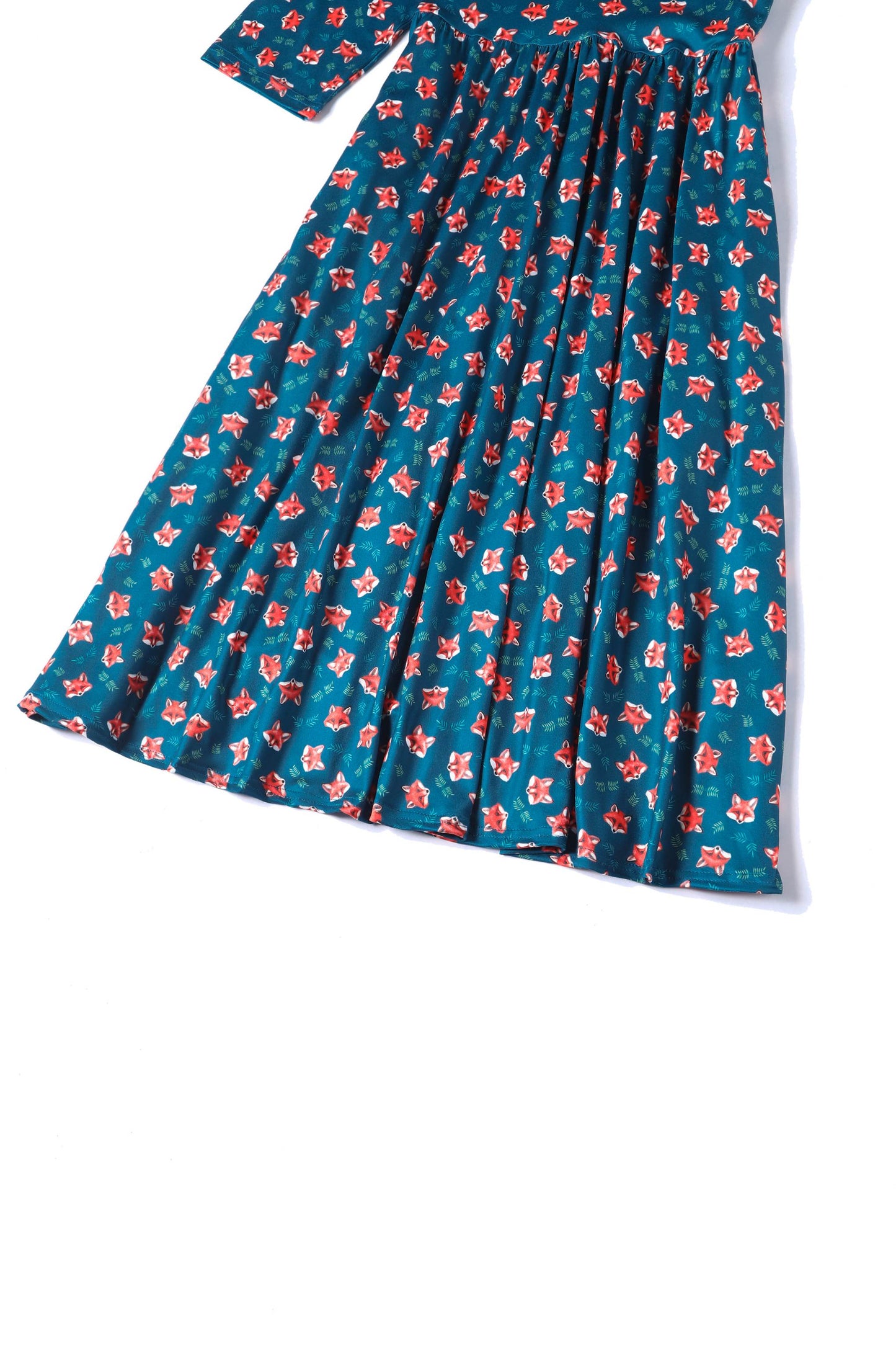 Billie Blue Fox Long Sleeved Dress