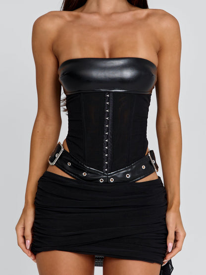 DESIREE MINI DRESS BLACK