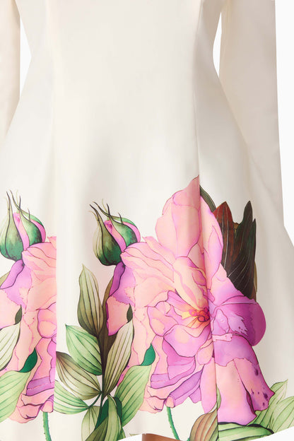 Azelie Off The Shoulder Mini Dress in White