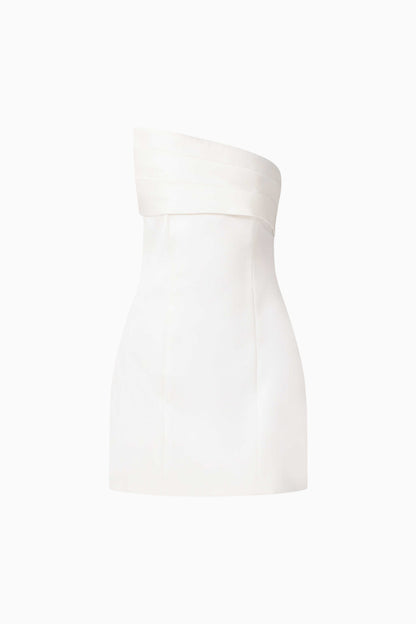 Sydney Strapless Mini Dress in White