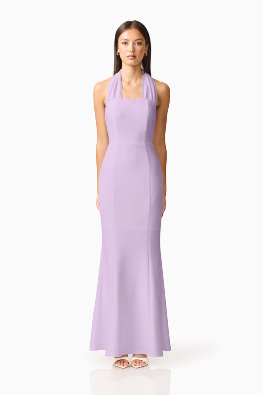 Mira Halter Gown in Purple