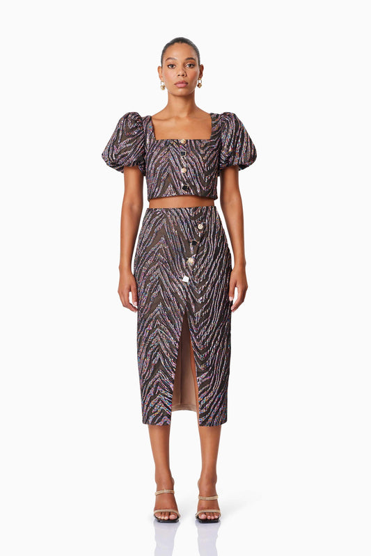 Mikayla Two Piece Set In Purple
