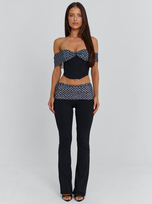 Emil Pant Black Polka Dot