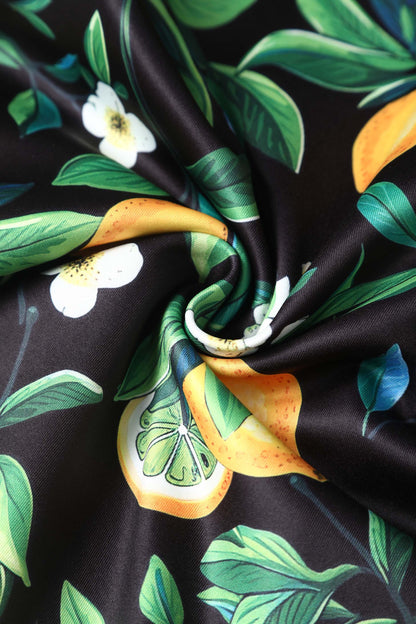 Monroe Black Lemon Pencil Dress