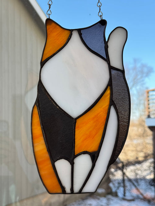Stained Glass Cat - Calico