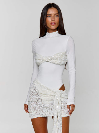 INDIE MINI DRESS WHITE