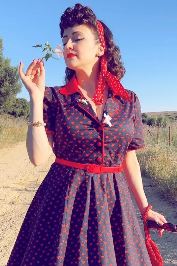 Penelope "Love Me Dot" Shirt Dress