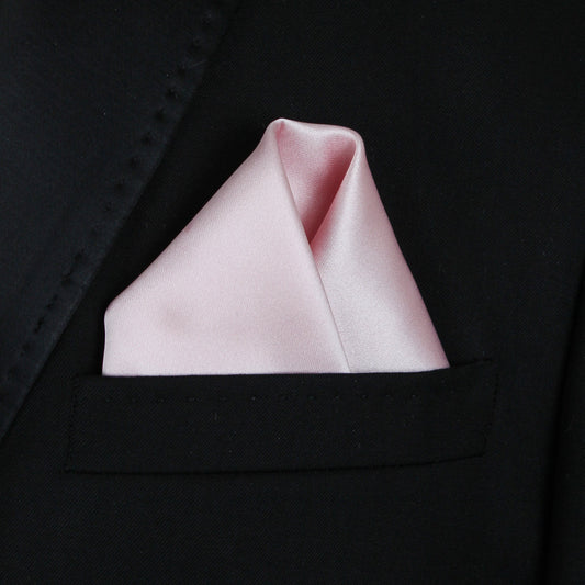 Pocket Square | Light Pink Soft Satin #42