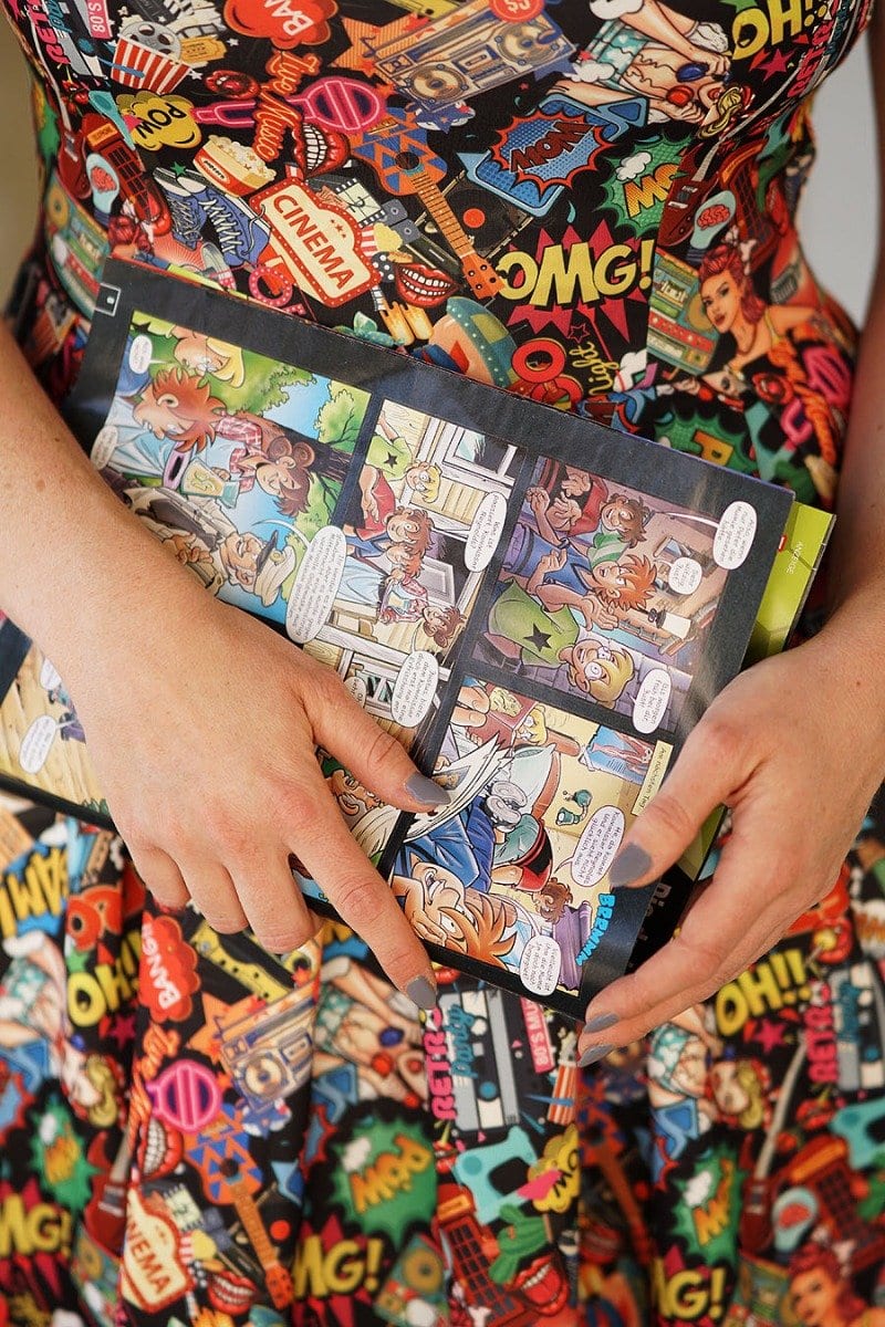 Amanda Pop Art Swing Dress