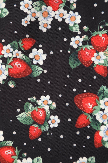 Carolyn Rockabilly Strawberry A-line Skirt
