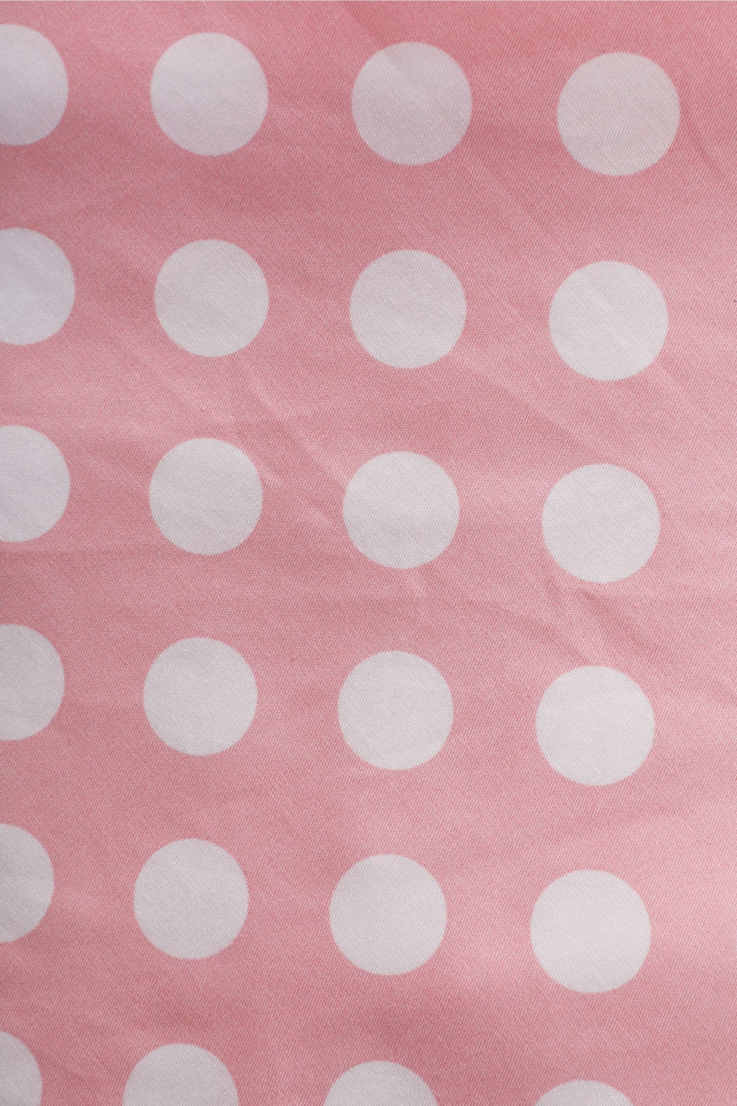Mollie Light Pink Polka Dot Full Circle Shirt Dress
