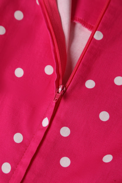 Lola 50's Retro Swing Dress in Hot Pink