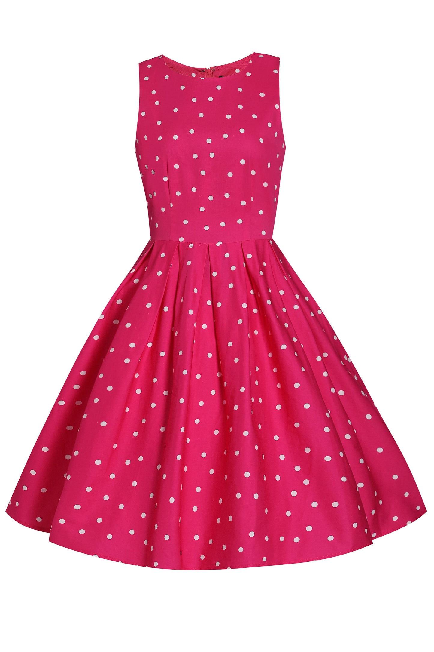 Lola 50's Retro Swing Dress in Hot Pink