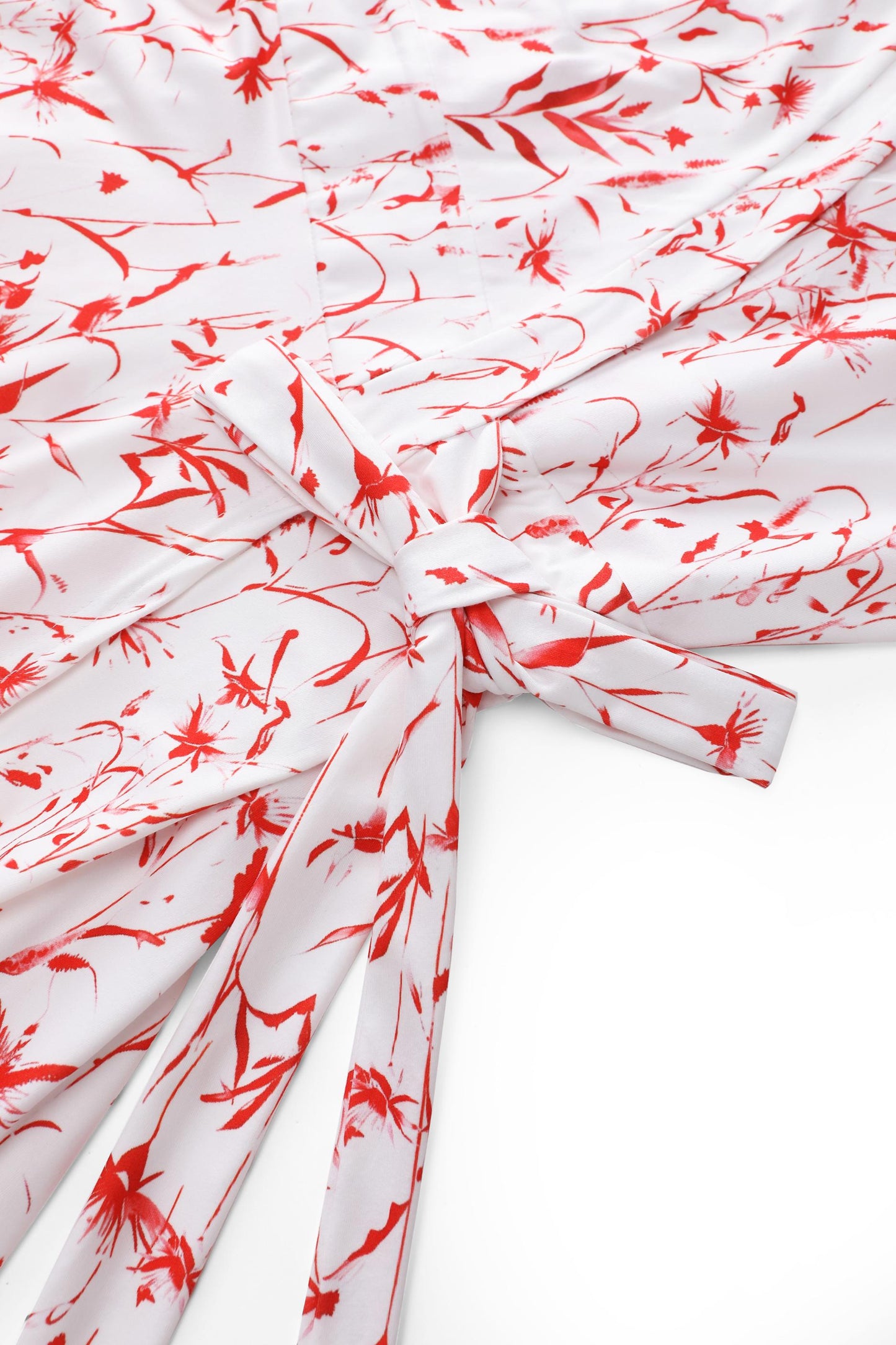 Matilda Meadow Wrap Dress in White