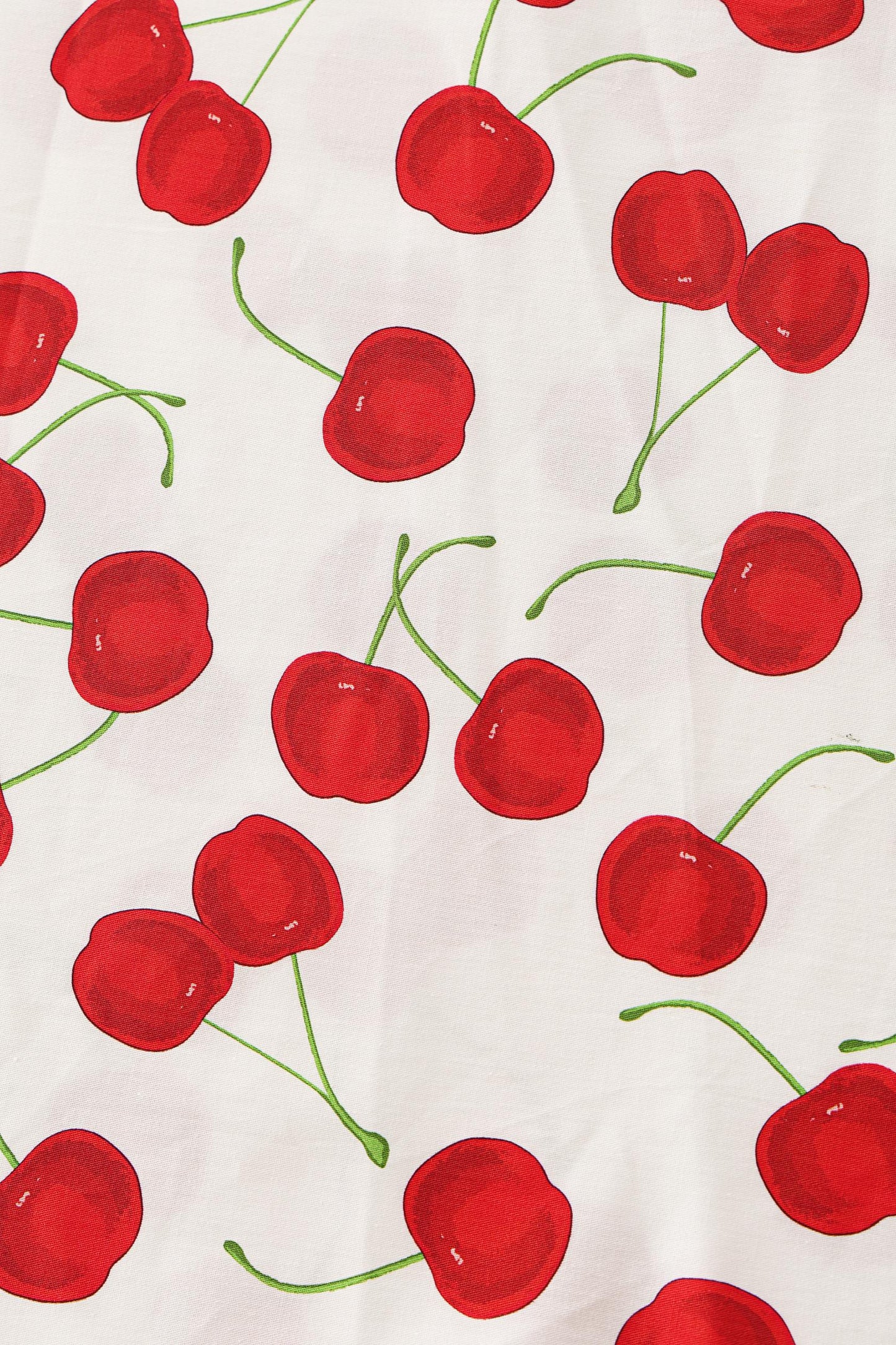 Ophelia Pinup Style Red Cherry Midi Dress