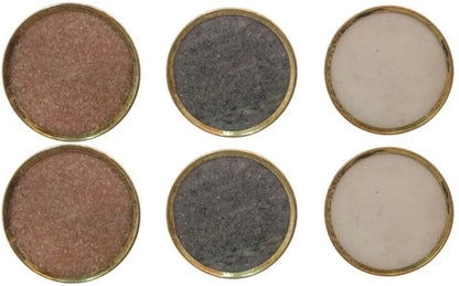 Alice Stone Brass Knobs