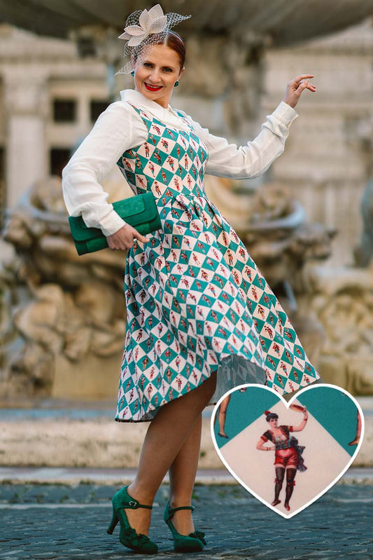 Amanda Green Vintage Circus Swing Dress