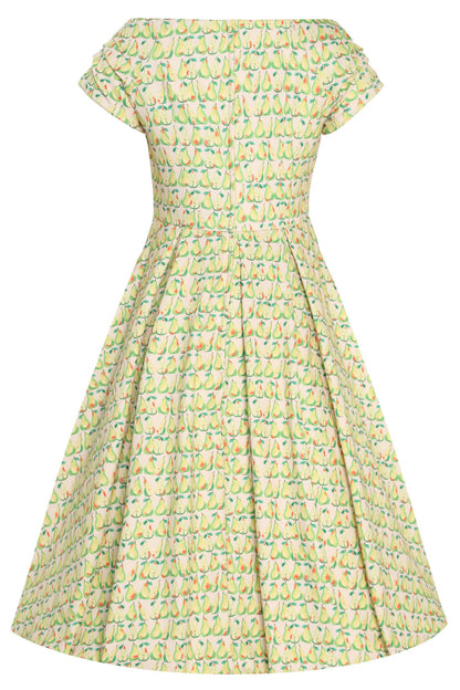 Lily Fruity Pear Off Shoulder Dress