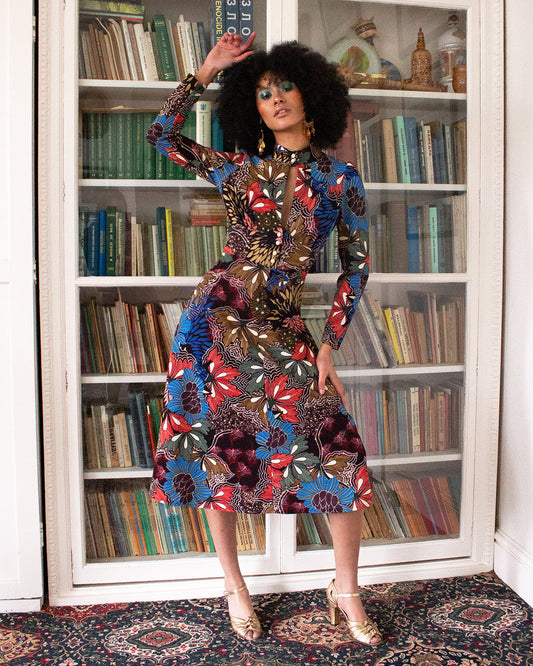 1970s Barbara Keyhole Dress - Delic