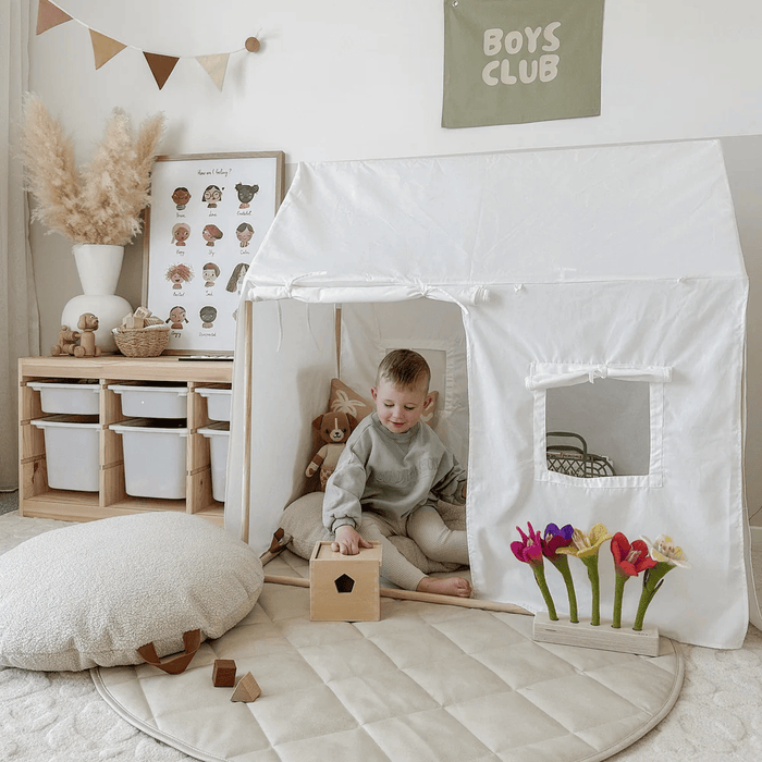 BAYLEY Teddy Boucle Cushion Oatmeal