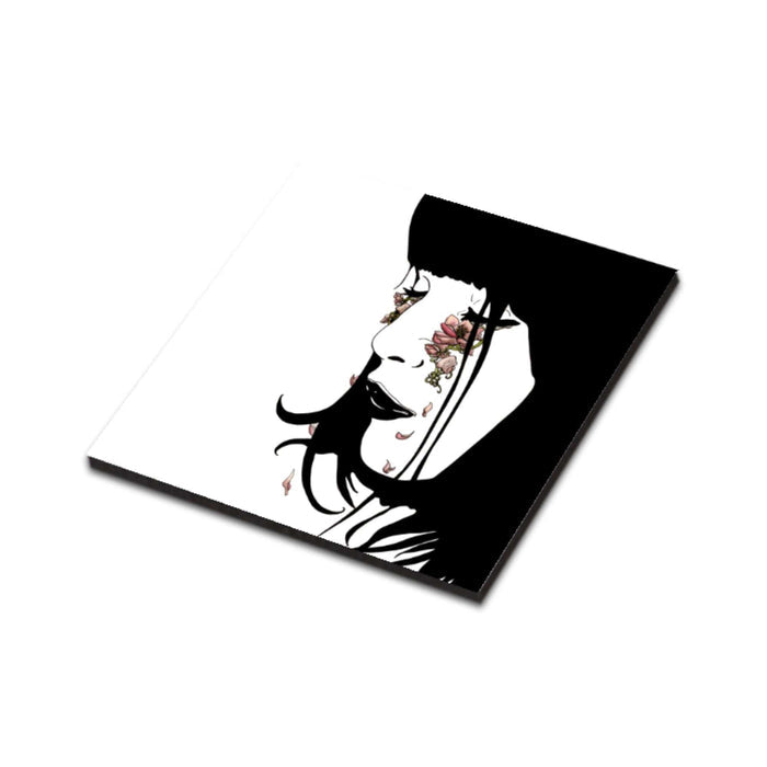 PinkPolish Design Magnets "Beautiful Tears" Wood Refrigerator Magnet