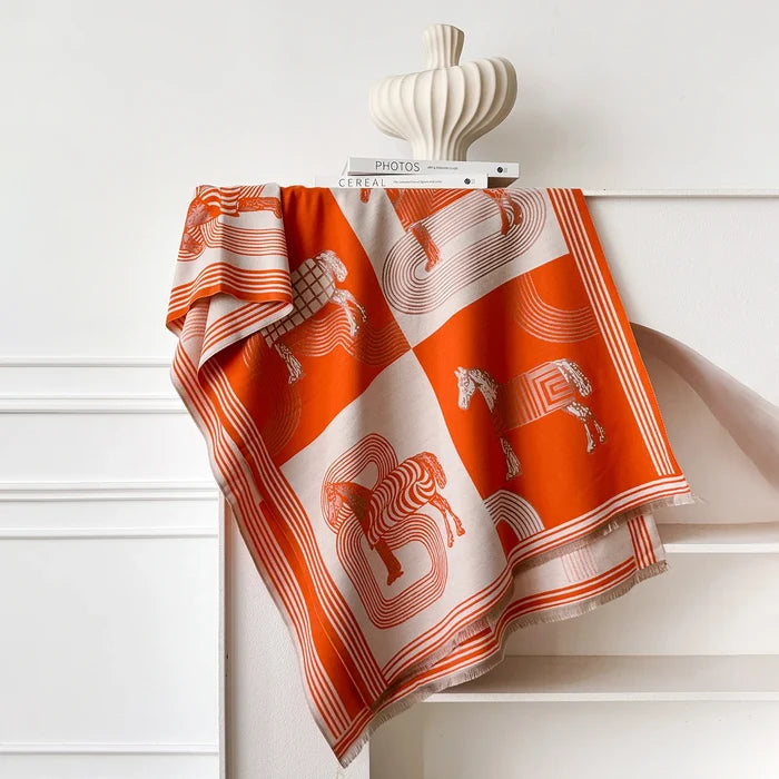 Belluno Pashmina Scarf Orange
