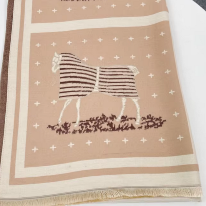Bettona Pashmina Scarf Khaki