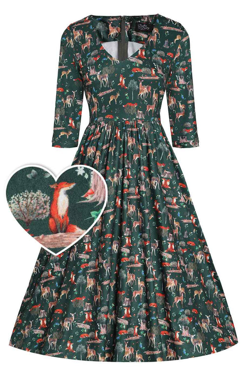 Billie Green Woodland Dress