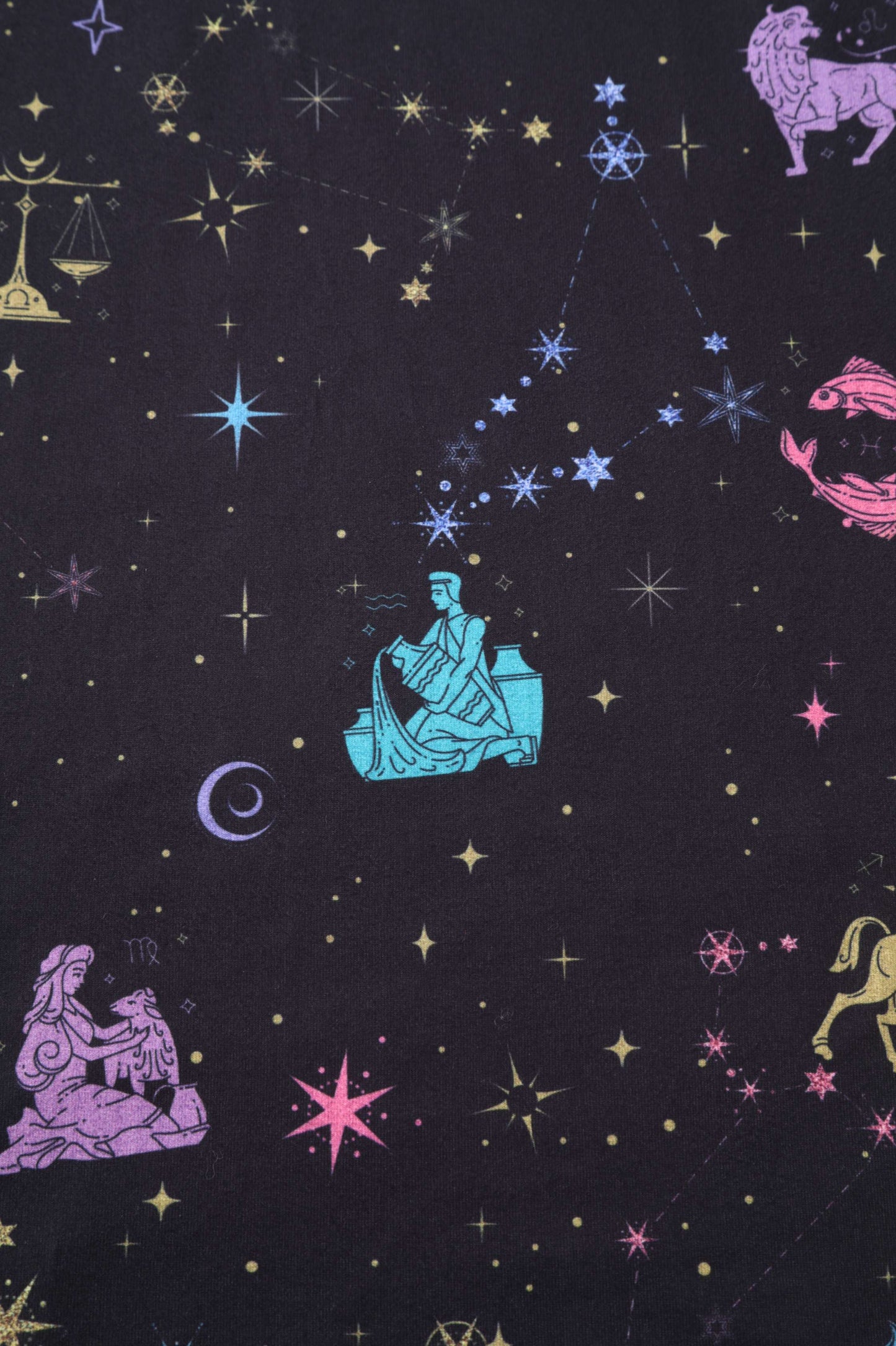 Billie Sparkly Horoscope Black Dress
