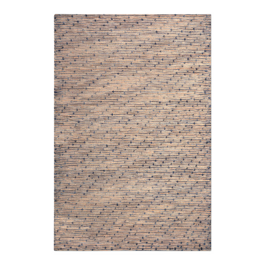 Blue Wool & Hemp Rug