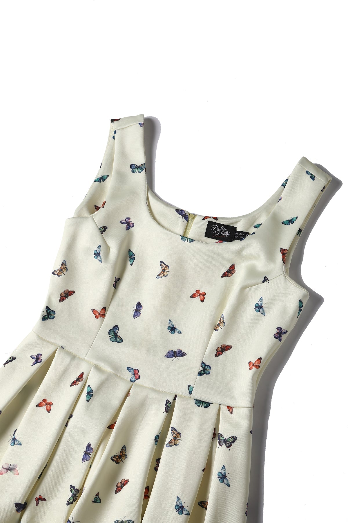 Amanda Butterfly Garden Flared Dress