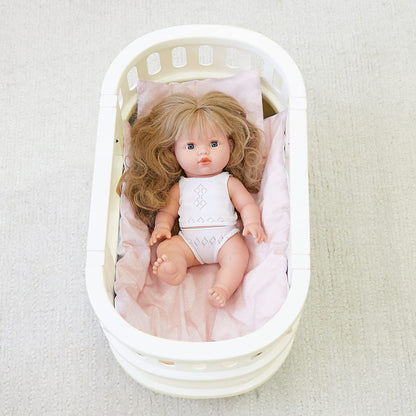Celeste Doll Bed Cot Ivory