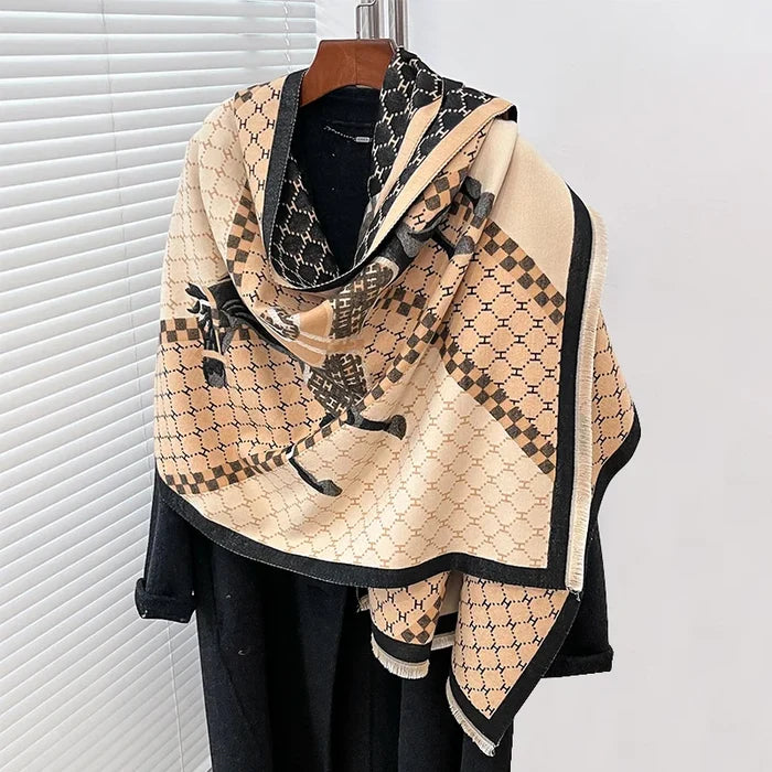 Cezanne Pashmina Scarf Beige